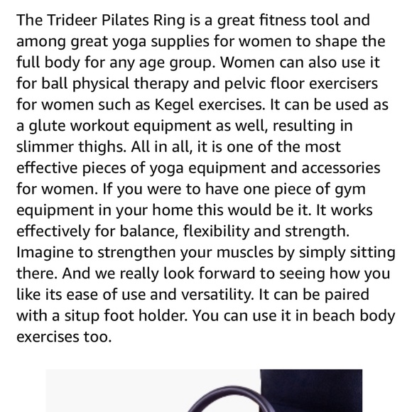 Pilates Ring Circle. Get your work out on with this perfect accessory. - Picture 15 of 16